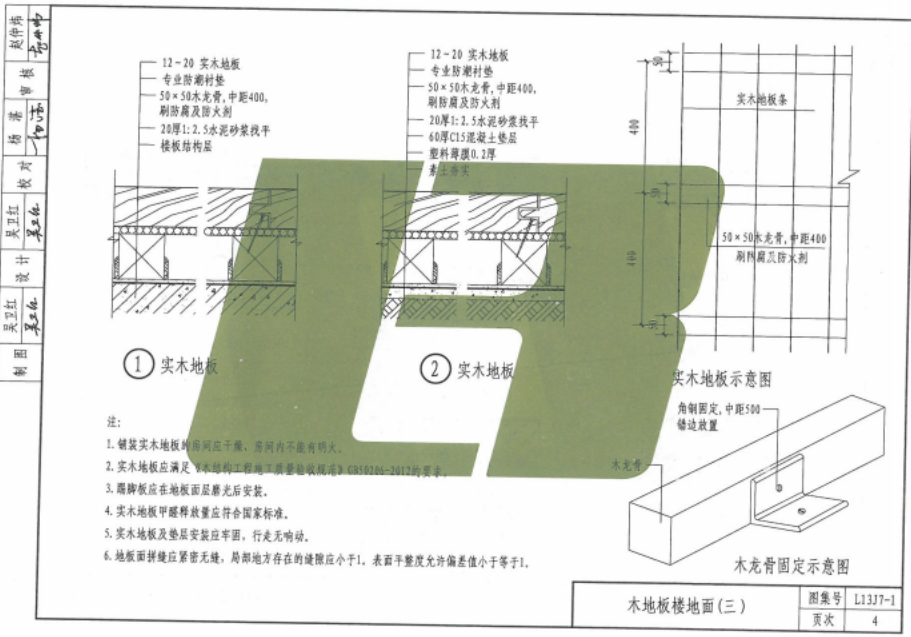 鲁L13J7-1 内装修-墙面、楼地面