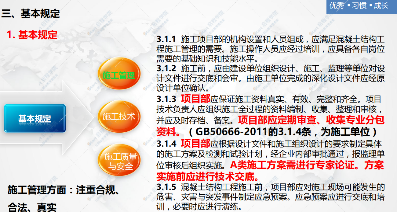 名企混凝土结构工程施工技术标准