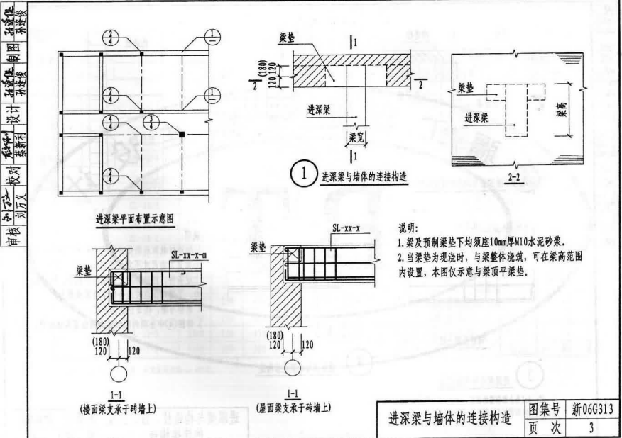 新06G313 钢筋混凝土进深梁