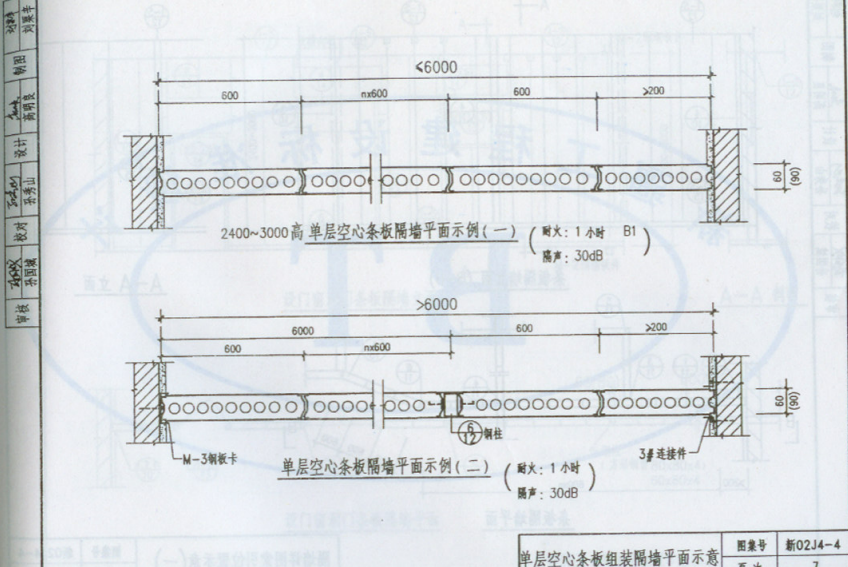 新02J4—4 内装修—内隔墙（条板）