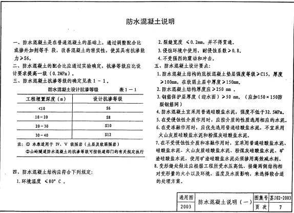 苏J02-2003 地下工程防水做法