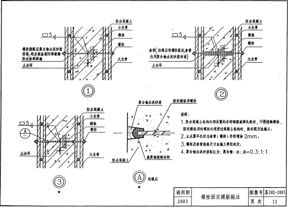 苏J02-2003 地下工程防水做法