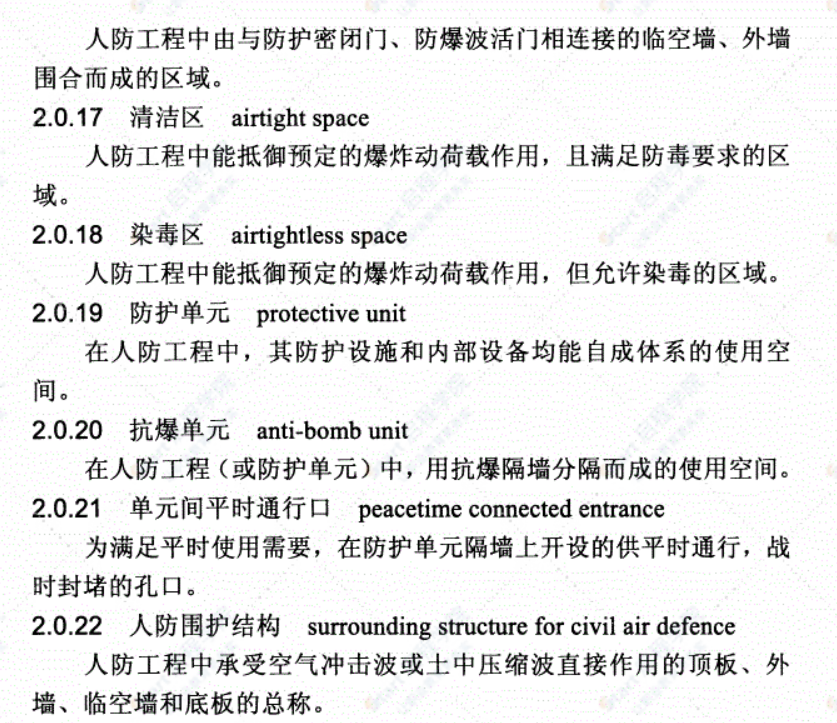 DB11994-2013平战结合人民防空工程设计规范