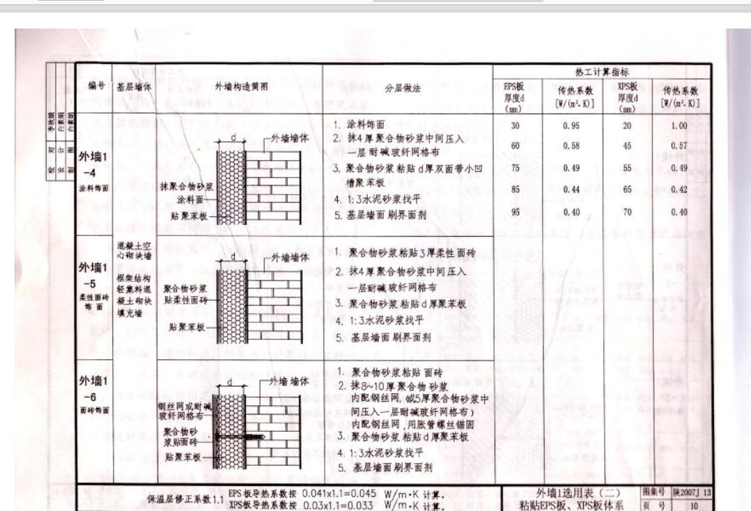 陕2007J13-公共建筑节能构造图集