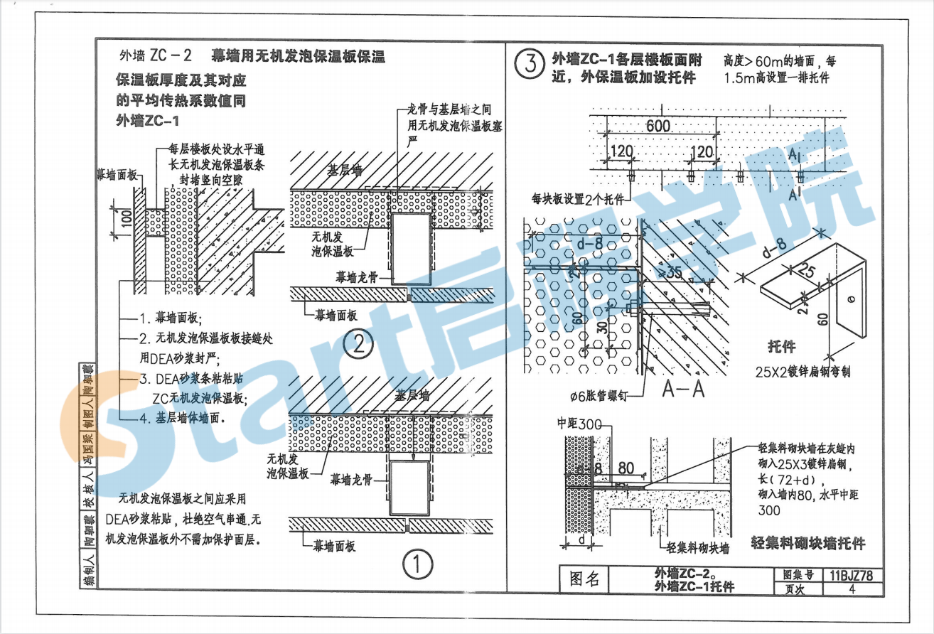 11BJZ78 ZC-無機(jī)發(fā)泡保溫板外保溫系列