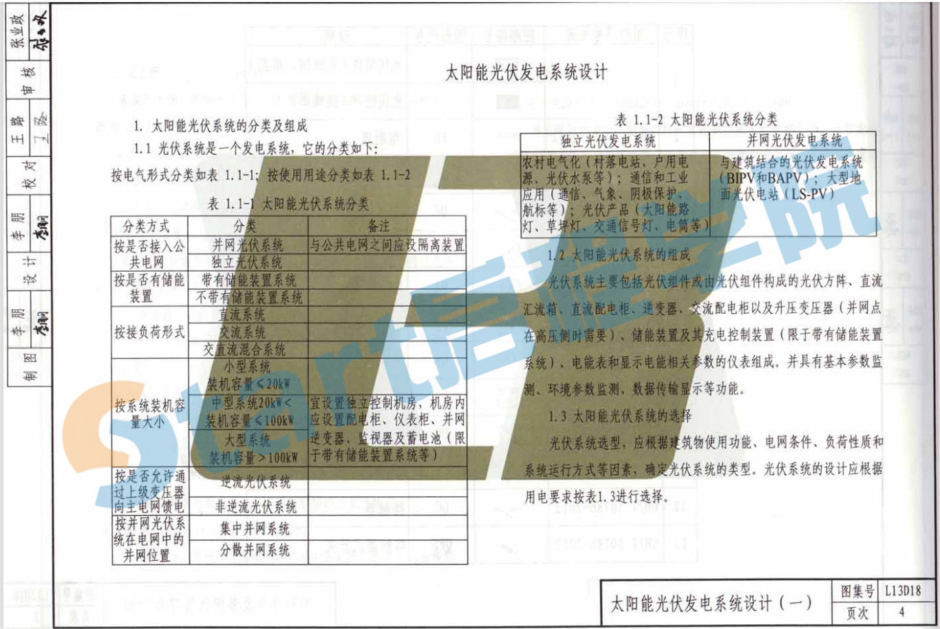 L13D18-太阳能光伏发电系统设计及安装