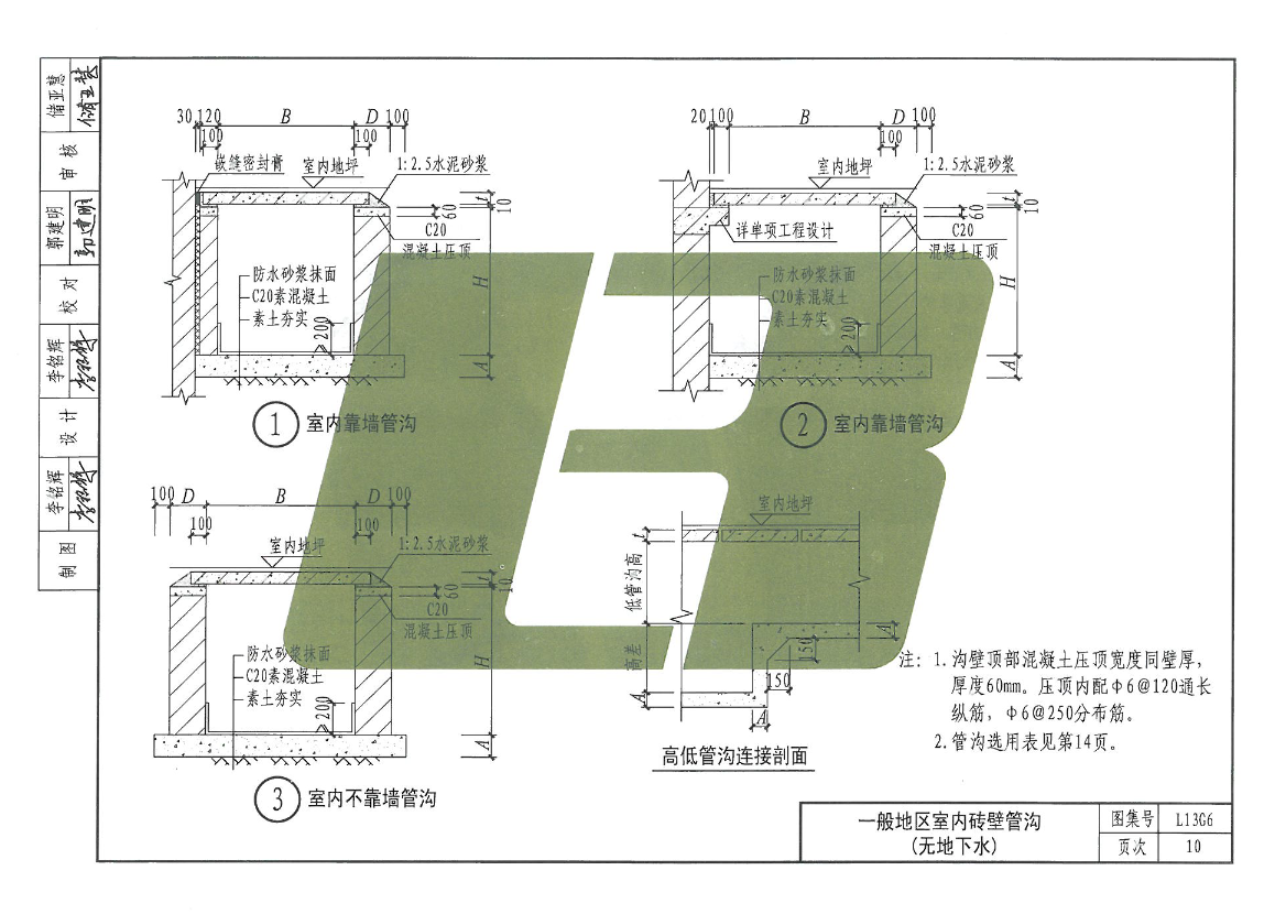 L13G6-管沟及盖板