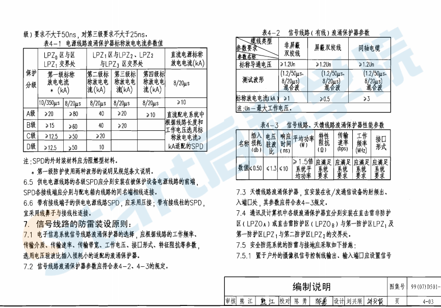 D501-1~4防雷与接地安装(2007年局部修改版)