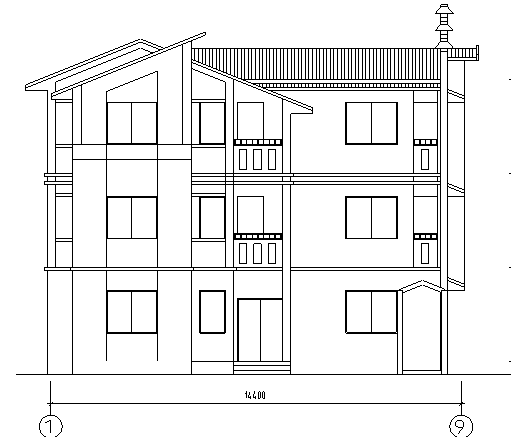 村镇住宅建筑方案