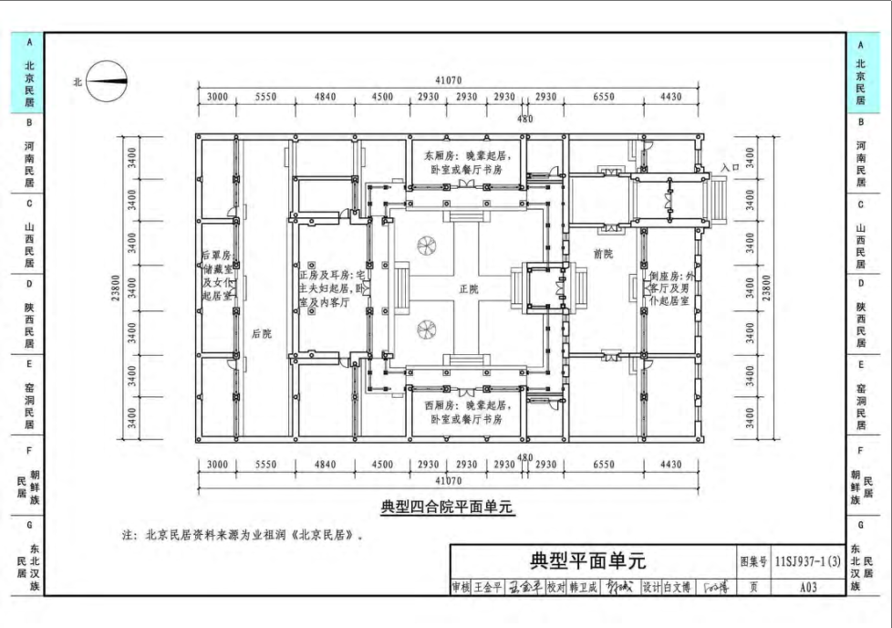 11SG937-1(3)不同地域特色传统村镇住宅图集（下）