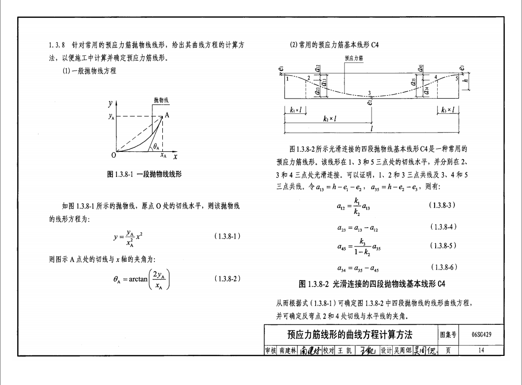 06SG429-后张预应力混凝土结构施工图表示方法及构造详图