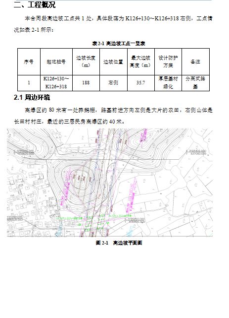 大橋接線路基高邊坡安全專項施工方案