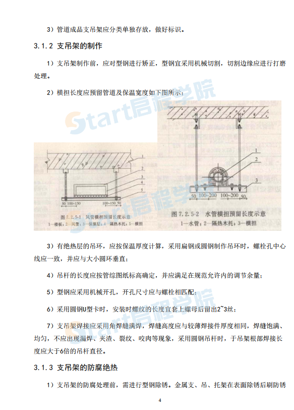 机电安装支吊架施工方案