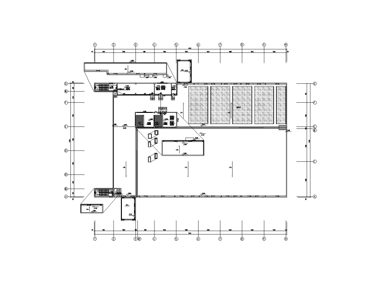 5層倉庫建筑電氣施工圖（含水暖）