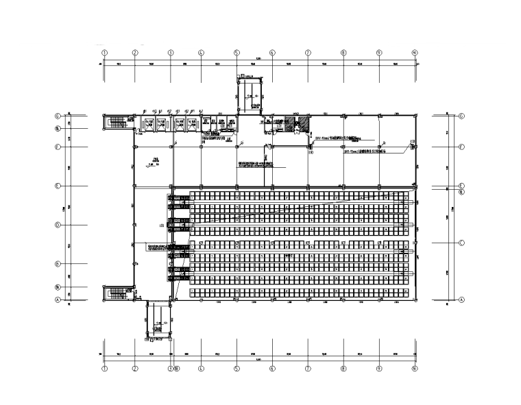 5層倉庫建筑電氣施工圖（含水暖）