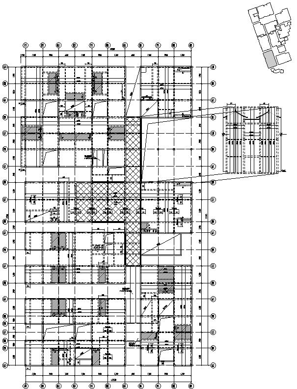 多功能布局古建商業(yè)結(jié)構(gòu)施工圖CAD含建筑圖