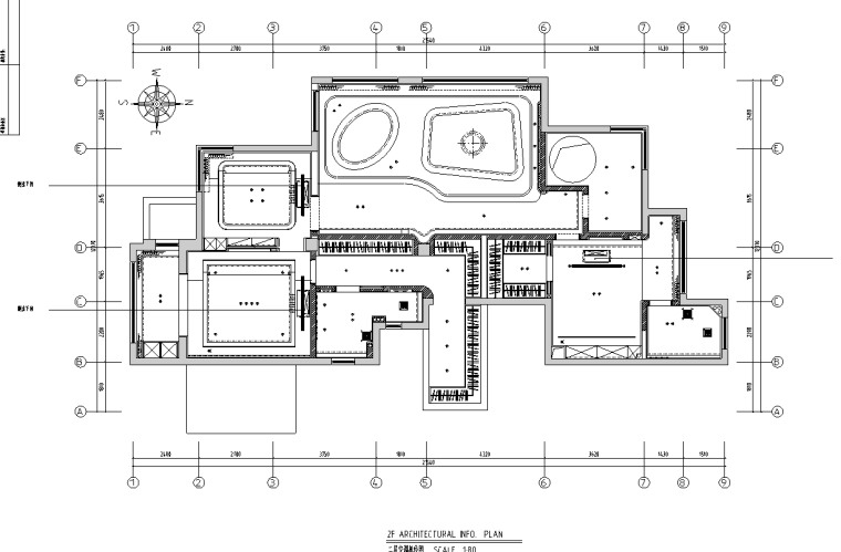 現(xiàn)代豪宅283m2躍層住宅裝修深化施工圖