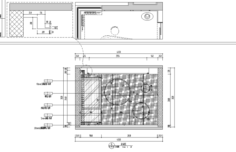 現(xiàn)代豪宅283m2躍層住宅裝修深化施工圖