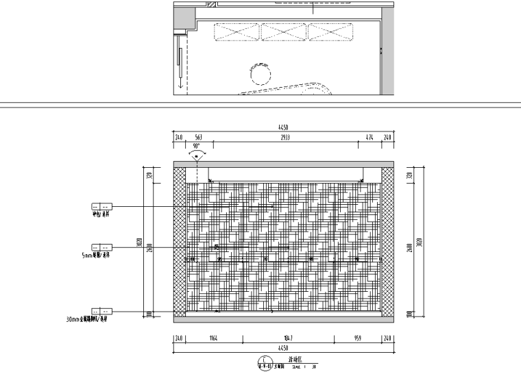 現(xiàn)代豪宅283m2躍層住宅裝修深化施工圖