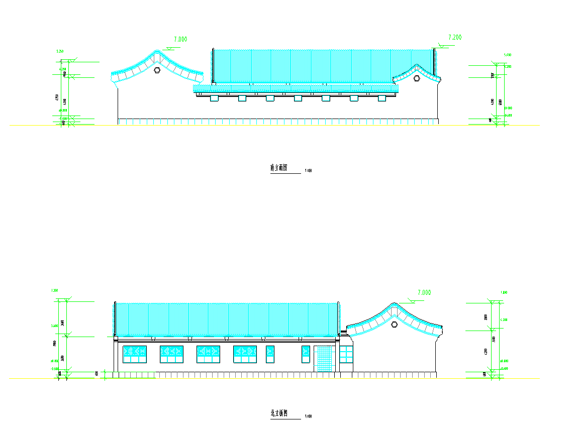 LH67古代建筑CAD施工圖