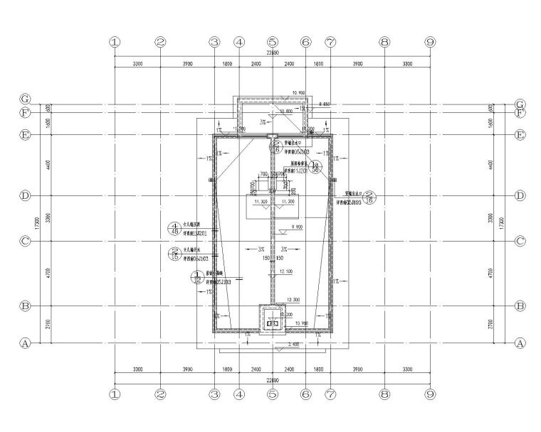 大型商业建筑群砂岩建筑施工图