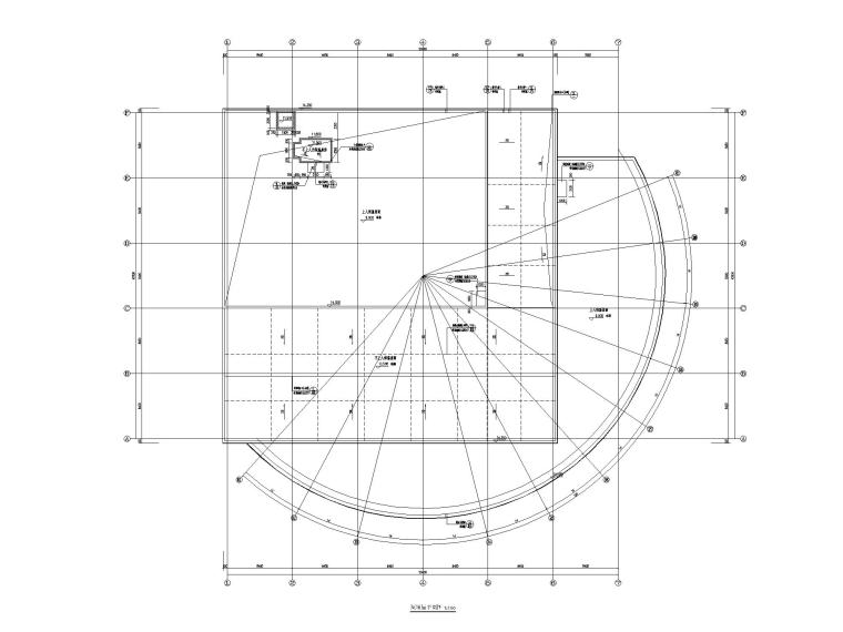 圆形食堂建筑施工图