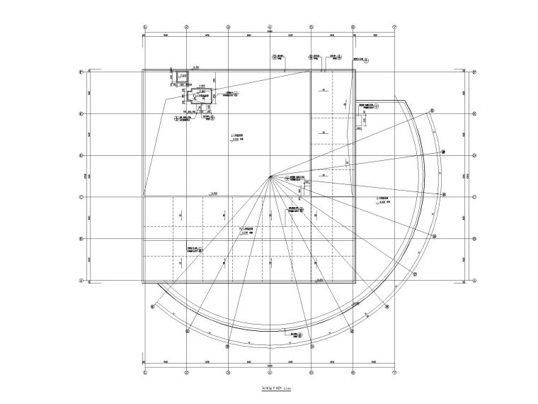 圓形食堂建筑施工圖