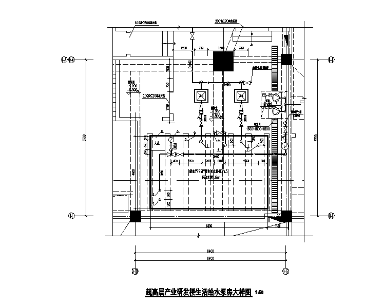 五栋超高层产业研发楼暖通全套施工图