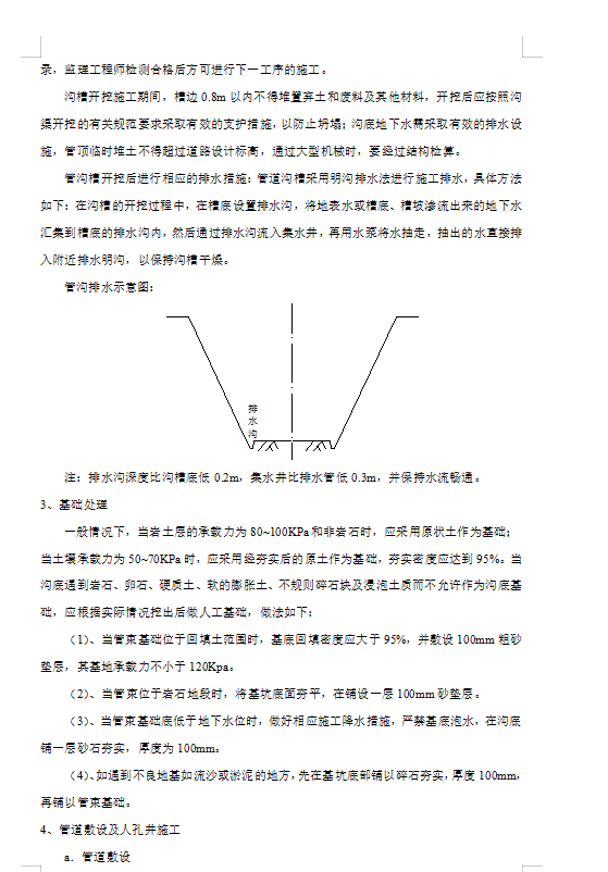 道路雙側(cè)電力及綜合管道通信施工方案