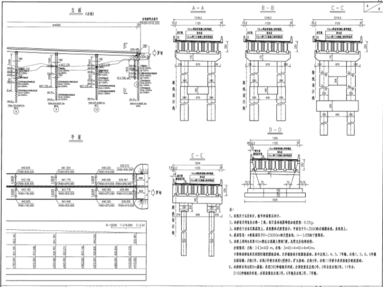 世界級大橋450米上承式鋼管拱橋圖紙