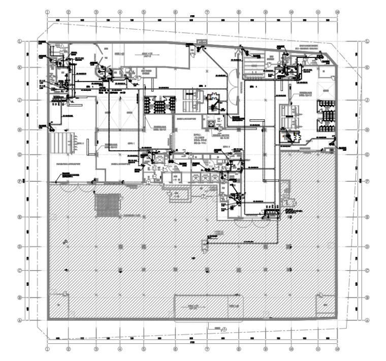 設(shè)計(jì)研發(fā)大樓設(shè)計(jì)電氣施工圖2021