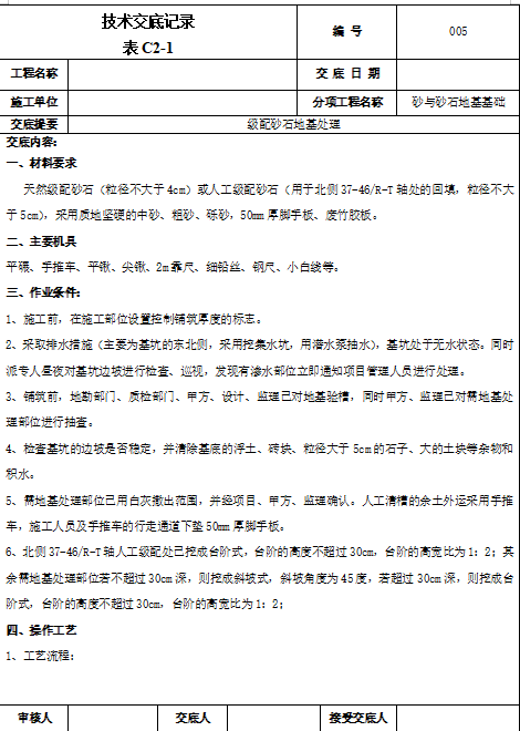 53套建筑工程技术交底