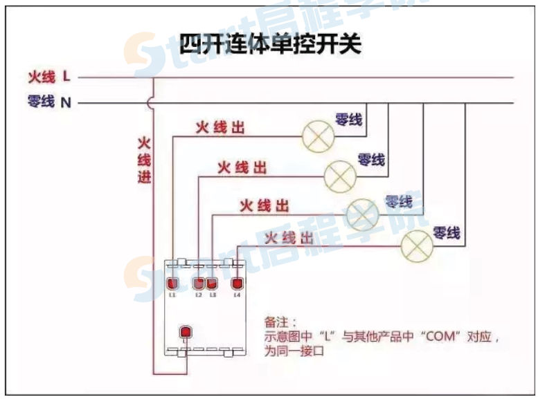 17種開關(guān)接線圖