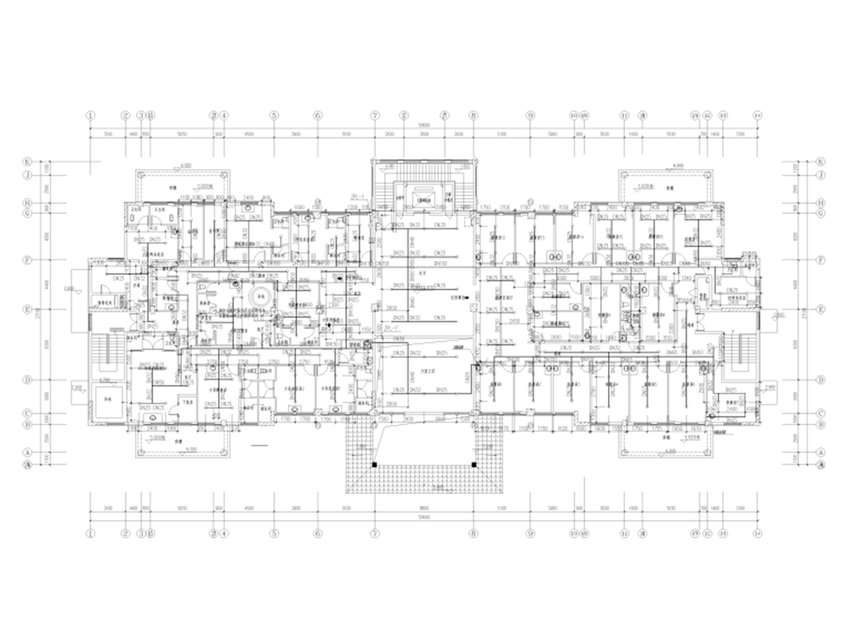 江蘇泰式溫泉館及湯屋給排水施工圖