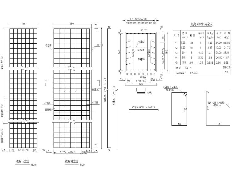 城市快速路高邊坡及支擋結構工程施工圖2020