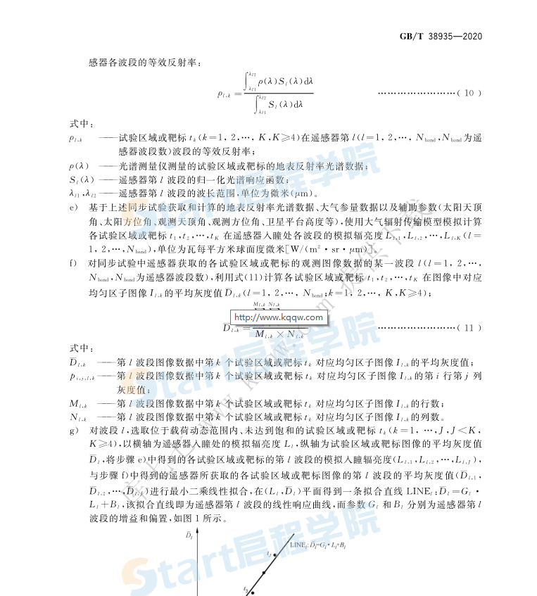 GB∕T 38935-2020 光學(xué)遙感器在軌成像輻射性能評價方法 可見光-短波紅外