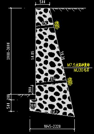 重力式挡土墙设计与构造