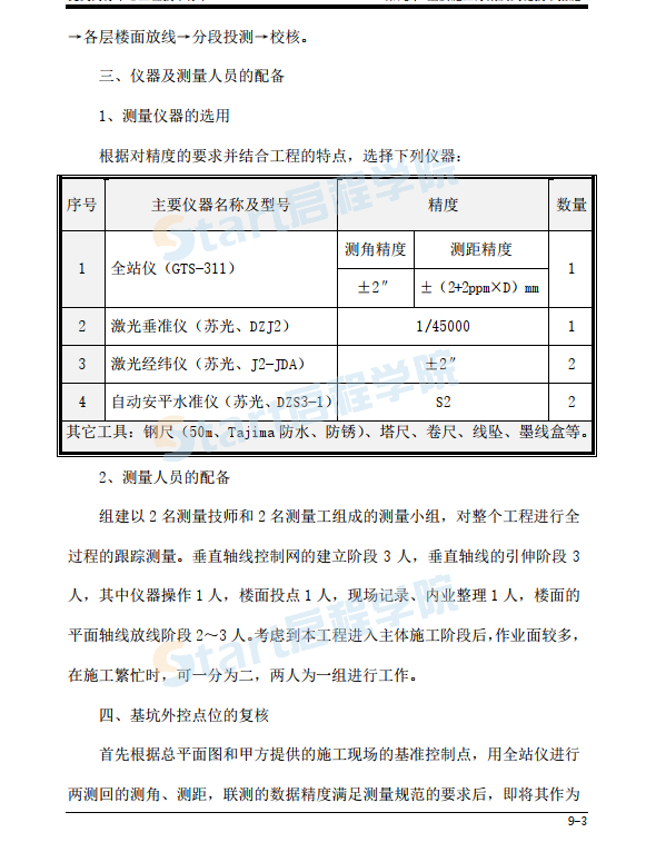 主要施工方案及技術(shù)措施