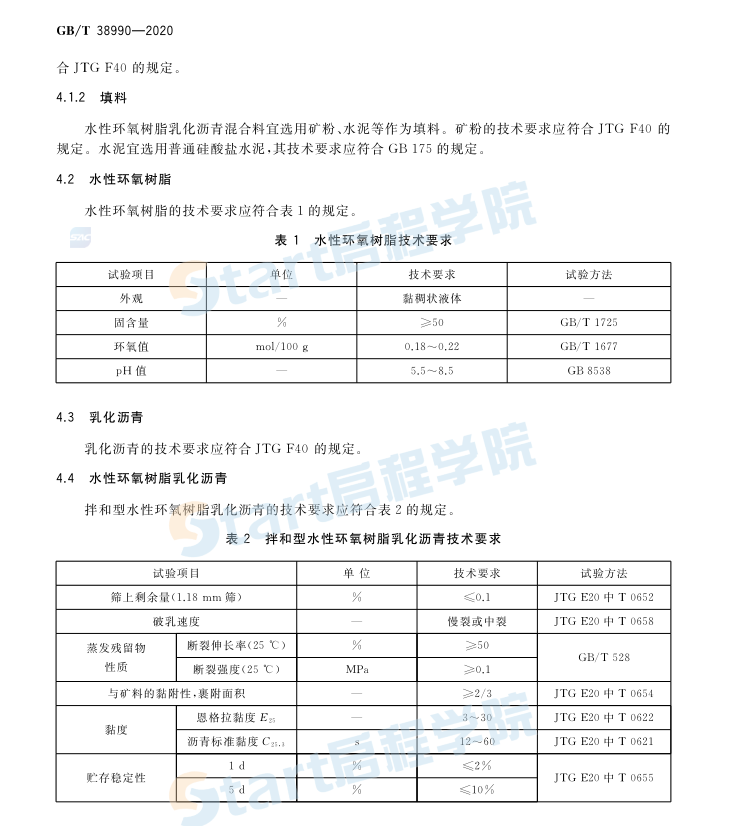 GB-T_38990-2020_道路用水性環(huán)氧樹脂乳化瀝青混合料