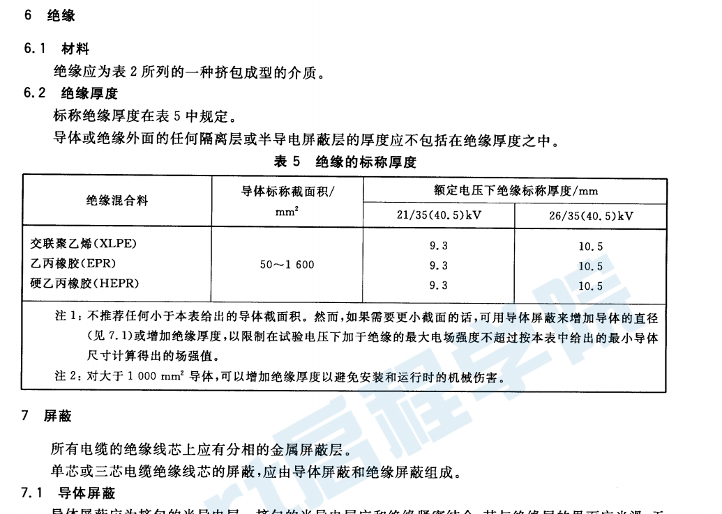 GBT12706.3-2008額定電壓1kV(Um=1.2kV)到35kV (Um=40.5kV)擠包絕緣電力電纜及附件 第3部分：額定電壓35kV(Um=40.5kV)電纜