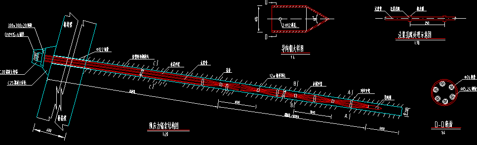 框格梁锚杆公路边坡防护设计施工图