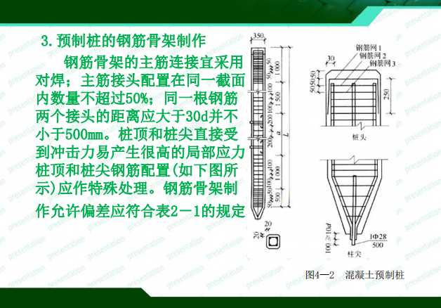 钢筋混凝土预制桩制作