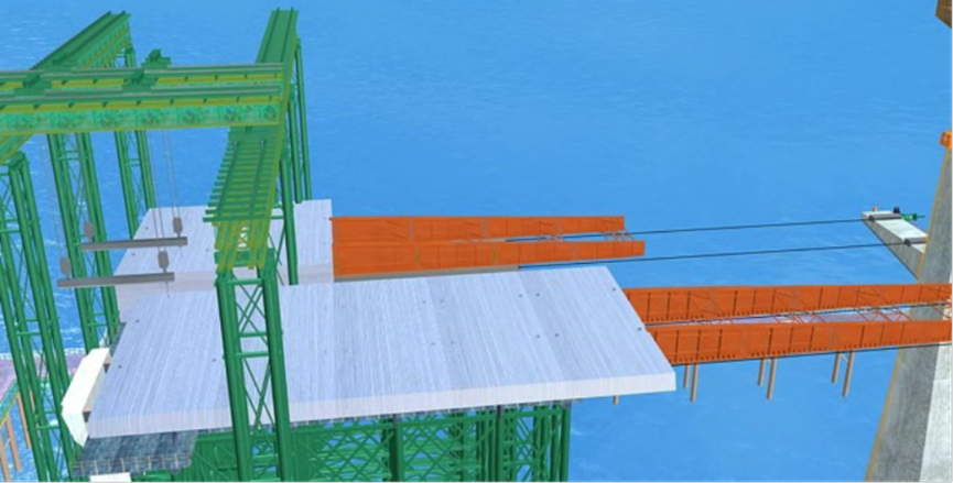 自锚式悬索桥钢箱梁顶推施工组织设计