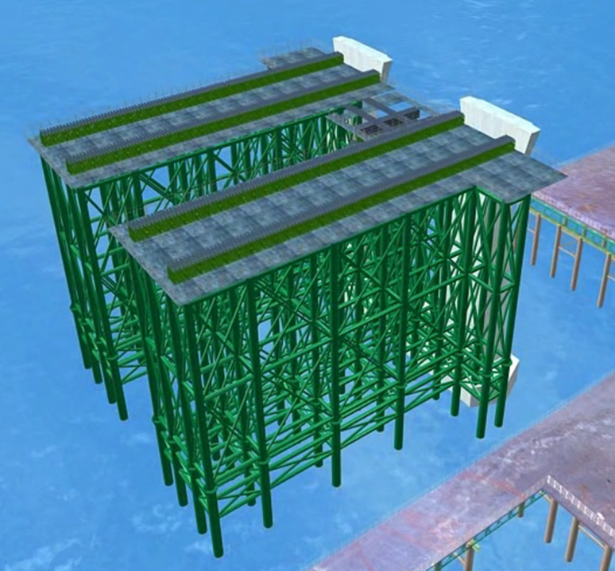 自锚式悬索桥钢箱梁顶推施工组织设计