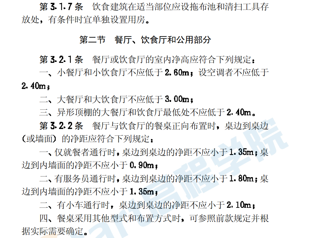 JGJ64-89飲食建筑設(shè)計規(guī)范