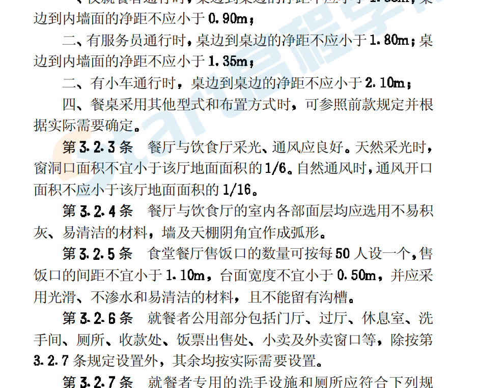 JGJ64-89飲食建筑設(shè)計規(guī)范