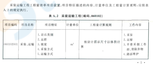 GB50859-2013 礦山工程工程量計(jì)算規(guī)范