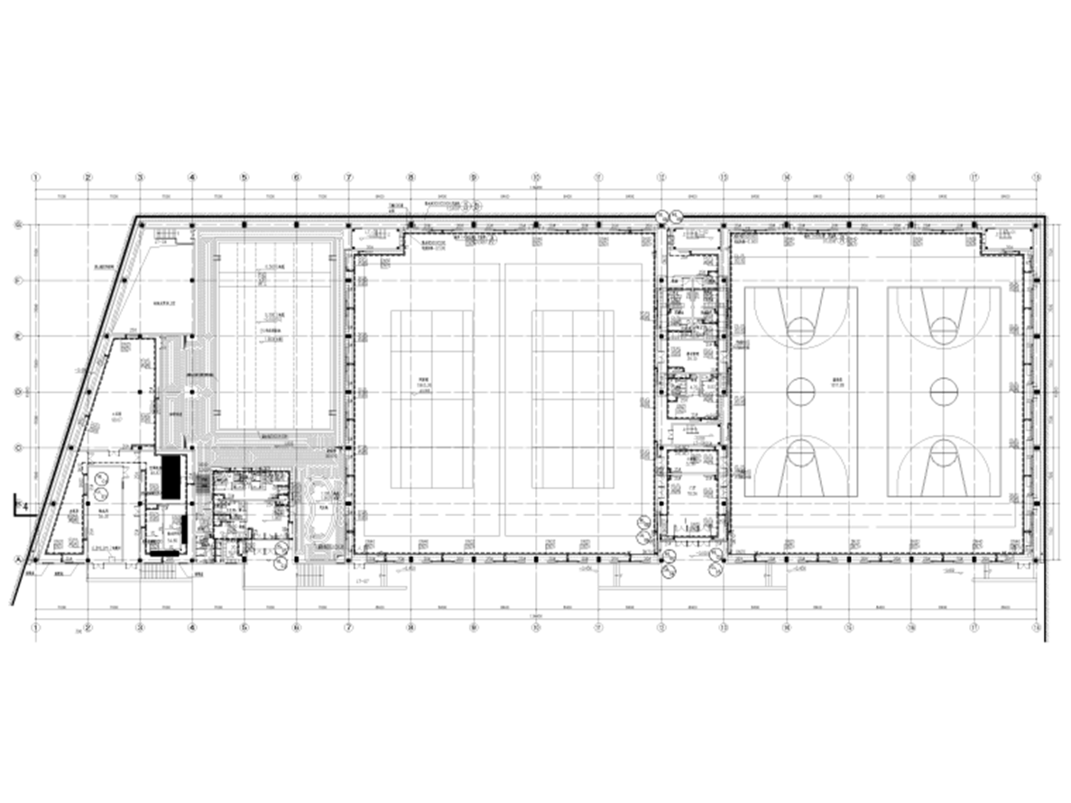 體育休閑中心暖通施工圖