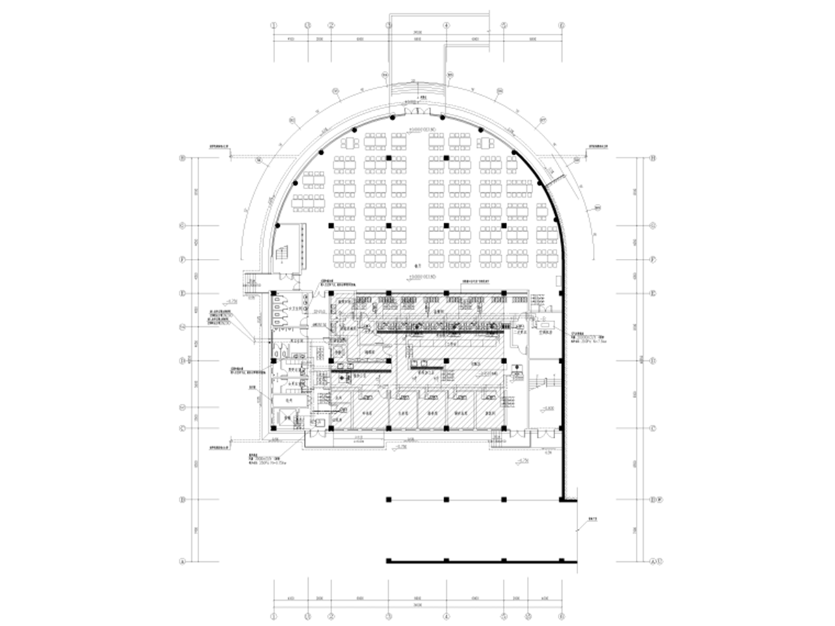 貴州省學(xué)校食堂暖通施工圖