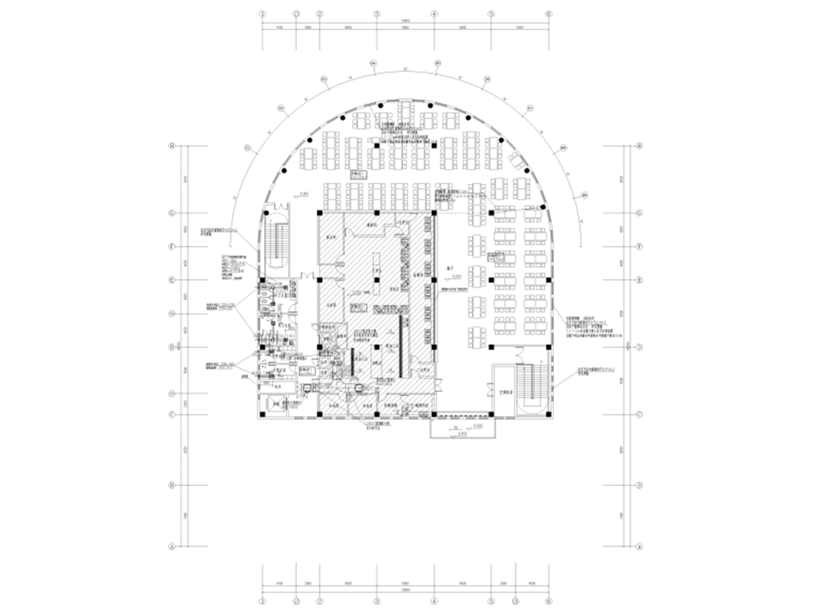 貴州省學(xué)校食堂暖通施工圖